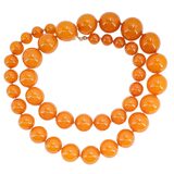 Vintage 71g Baltic Amber Statement Necklace – Massive 19mm Focal – 14k Gold Restoration – Rare collectible item 