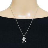 Vintage Sterling Silver Mermaid Pendant Necklace 925 Figural Ocean Vibes Fantasy – Estate Find