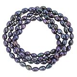 Chapal-Zenray Signed NF Blue Purple Peacock Irradiated Pearl Necklace – Estate Find