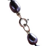 Chapal-Zenray Signed NF Blue Purple Peacock Irradiated Pearl Necklace – Estate Find