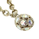 1960s Sarah Coventry Dancing Magic Convertible Necklace Bracelet AB Rhinestones With Card – Vintage item