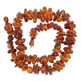 Vintage Baltic Amber Nugget Bead Boho Necklace 83g 25” - Honey Cognac – OOAK - Unique one of a kind artisan item
