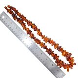 Vintage Baltic Amber Nugget Bead Boho Necklace 83g 25” - Honey Cognac – OOAK - Unique one of a kind artisan item