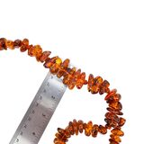 Vintage Baltic Amber Nugget Bead Boho Necklace 83g 25” - Honey Cognac – OOAK - Unique one of a kind artisan item