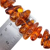 Vintage Baltic Amber Nugget Bead Boho Necklace 83g 25” - Honey Cognac – OOAK - Unique one of a kind artisan item