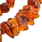 Vintage Baltic Amber Nugget Bead Boho Necklace 83g 25” - Honey Cognac – OOAK - Unique one of a kind artisan item