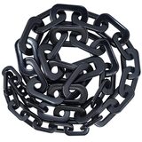 Vintage Dramatic MOD Black Lucite Chunky Chain Graduated Necklace – Rare Vintage Item