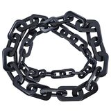 Vintage Dramatic MOD Black Lucite Chunky Chain Graduated Necklace – Rare Vintage Item