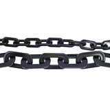 Vintage Dramatic MOD Black Lucite Chunky Chain Graduated Necklace – Rare Vintage Item