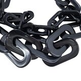 Vintage Dramatic MOD Black Lucite Chunky Chain Graduated Necklace – Rare Vintage Item