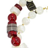 Monet NWT NOS Moonglow Lucite Chunky Statement Necklace 30” – Collectible designer item - retired