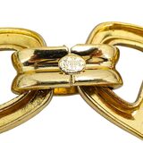 Vintage Christian Dior Signed Grossé 1971 Gold-Plated Equestrian Horsebit Necklace - Retro Revival – Collectible vintage designer item