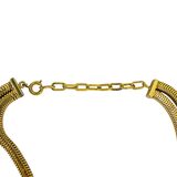Vintage Christian Dior Signed Grossé 1971 Gold-Plated Equestrian Horsebit Necklace - Retro Revival – Collectible vintage designer item