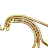 Vintage Christian Dior Signed Grossé 1971 Gold-Plated Equestrian Horsebit Necklace - Retro Revival – Collectible vintage designer item