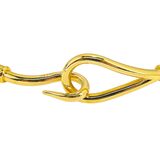 Hermès Hermes Jumbo Hook Choker Necklace Bracelet Brown Leather 2 Ways – Collectible designer item - retired