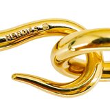 Hermès Hermes Jumbo Hook Choker Necklace Bracelet Brown Leather 2 Ways – Collectible designer item - retired