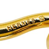 Hermès Hermes Jumbo Hook Choker Necklace Bracelet Brown Leather 2 Ways – Collectible designer item - retired
