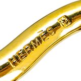 Hermès Hermes Jumbo Hook Choker Necklace Bracelet Brown Leather 2 Ways – Collectible designer item - retired