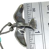 Vintage Tested Silver Fetish Birds Necklace Southwestern Lost Wax Cast – OOAK - Unique one of a kind artisan item