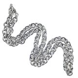 Vintage Monet Silver Tone Bold Chunky Chain Necklace - 30in - 1980s Classic – Collectible vintage designer item