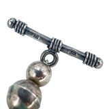 Vintage Chapal-Zenray Bohemian Turquoise-Style Stone Bead And Sterling Silver Necklace – Vintage item