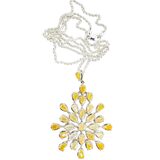 925 BBJ Yellow Ethiopian Opal Pendant Necklace - Starburst - Statement – Estate Find