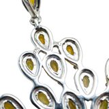 925 BBJ Yellow Ethiopian Opal Pendant Necklace - Starburst - Statement – Estate Find