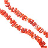 Handknotted Natural Branch Coral Necklace 20" 16G Boho Sterling Clasp – OOAK - Unique one of a kind item handmade by A World Of Things made using recycled materials 