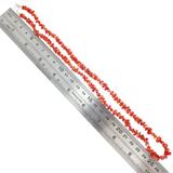 Handknotted Natural Branch Coral Necklace 20" 16G Boho Sterling Clasp – OOAK - Unique one of a kind item handmade by A World Of Things made using recycled materials 