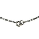 Whimsical Artisan Silver Charm Necklace - Moon Faces, Dice, Feather – OOAK - Unique one of a kind item handmade by A World Of Things made using recycled materials 