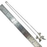 Whimsical Artisan Silver Charm Necklace - Moon Faces, Dice, Feather – OOAK - Unique one of a kind item handmade by A World Of Things made using recycled materials 