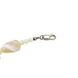 High Luster MOP Carved Shell Leaf Pendant Necklace Sterling Clasp, 18” – Estate Find