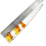 Signed Marina & Susanna Sent Murano Modernist Glass Pendant Necklace Amber Honey Tones – Collectible designer item - retired