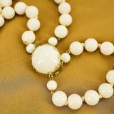 Vintage West Germany Acetate Bead Necklace - 2Strand - Statement – Vintage item