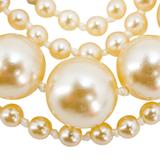 Art Deco 1920-40s Faux Pearl Necklace Glass Pearls Made in Czechoslovakia Graduated Strand – Rare collectible vintage item 