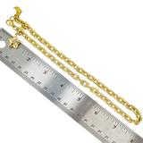 Vintage Kirks Folly Textured Ornate Chain 15” Celestial Charms Near Clasp – Collectible vintage designer item