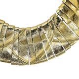 Egyptian Revival Gold Tone Collar Necklace - Design Attributed To Les Bernard – Collectible vintage item