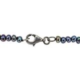 Artisan Modernist Sterling Silver Mother Of Pearl Necklace – Studio made / small batch item  - Estate find