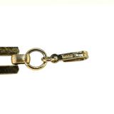 Trifari 1940s Modernist Long Chain Necklace w Orb Charm Pendant 38” – Collectible vintage designer item