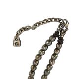 Early UnoDe50 Leather And Metal Beaded Dragonfly Necklace - Post Grunge Industrial Boho – Collectible designer item - retired