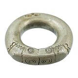 Large Tuareg Berber Marabout Silver Ring Size 10 Heavy 55g Saharan Tribal Ethnographic – Ethnographic collectible - Africa 