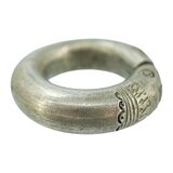 Large Tuareg Berber Marabout Silver Ring Size 10.5 Heavy 50g Saharan Tribal Ethnographic – Ethnographic collectible - Africa 