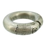 Large Tuareg Berber Marabout Silver Ring Size 10.5 Heavy 50g Saharan Tribal Ethnographic – Ethnographic collectible - Africa 
