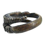 Vintage Tuareg Berber Snake Ring Size 7 Handcrafted Saharan Tribal Ethnographic 9g – Ethnographic collectible - Africa 