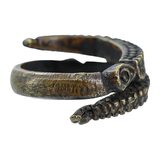 Vintage Tuareg Berber Snake Ring Size 7 Handcrafted Saharan Tribal Ethnographic 9g – Ethnographic collectible - Africa 