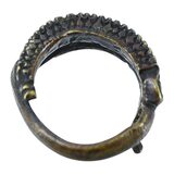 Vintage Tuareg Berber Snake Ring Size 7 Handcrafted Saharan Tribal Ethnographic 9g – Ethnographic collectible - Africa 