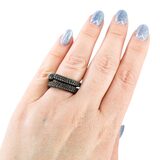 Vintage Tuareg Berber Snake Ring Size 7 Handcrafted Saharan Tribal Ethnographic 9g – Ethnographic collectible - Africa 