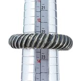 Large Heavy Tuareg Berber Coiled Torsade Ring Size 13 43g Saharan Tribal Ethnographic – Ethnographic collectible - Africa 
