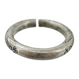 Vintage Tuareg Berber Open Ring Size 12.5 Hand Engraved Band Saharan Tribal Ethnographic 13g – Ethnographic collectible - Africa 