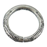 Vintage Tuareg Berber Open Ring Size 12.5 Hand Engraved Band Saharan Tribal Ethnographic 13g – Ethnographic collectible - Africa 